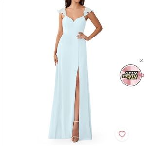 Mist Azazie Everett Dress Custom Size